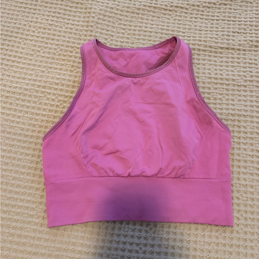 Lulu pink sports bra